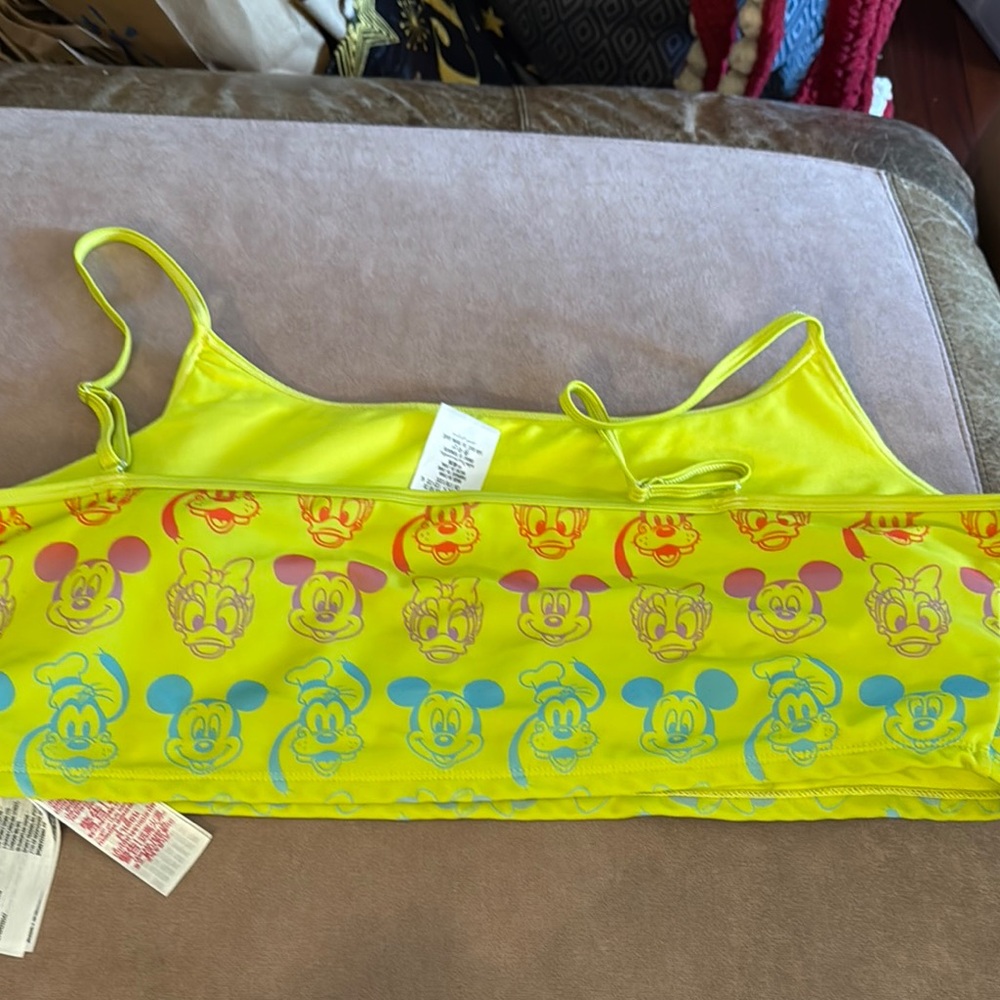 Disney Yellow and Blue Bikini with Playful Print - Picture 4 of 5